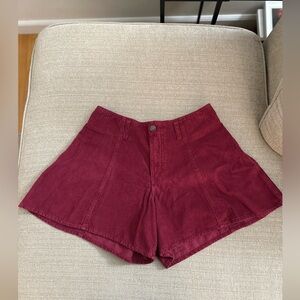 We The Free Summer Days Cord Shorts Size 26